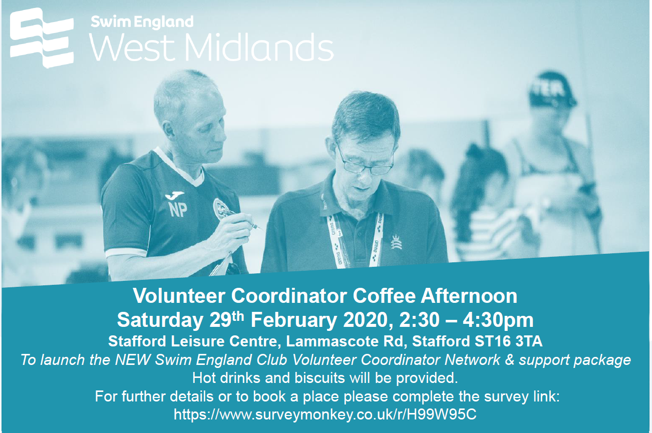 Staffordshire Volunteer Coordinator Coffee Afternoon