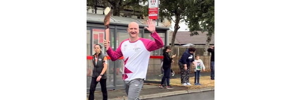 Adam Ruckwood selected as one of the Queens Batonbearers