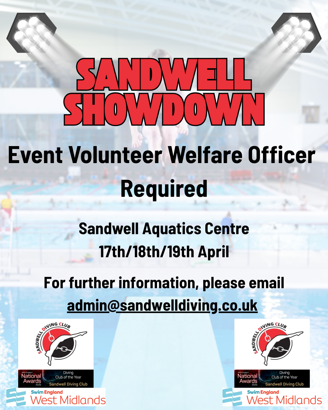 Event Volunteer Welfare Officer Required
