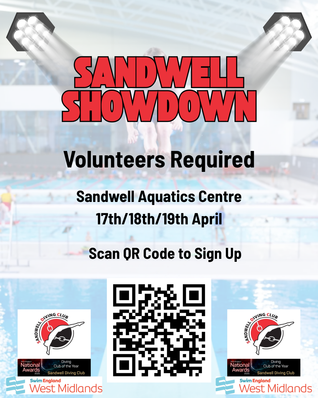 Volunteers Required at Diving Event