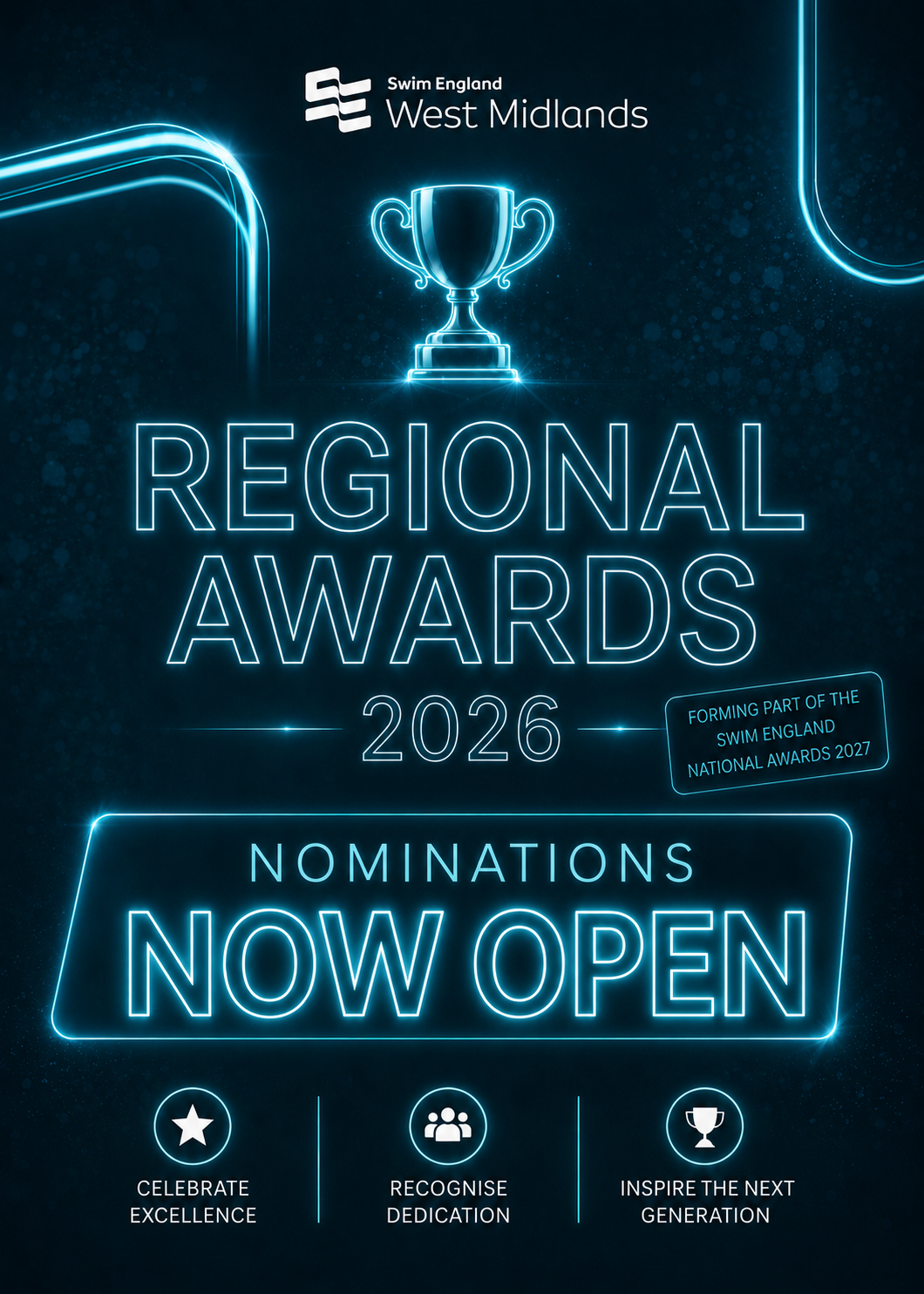 2026 Swim England West Midlands Regional Awards – Nominations Open Now